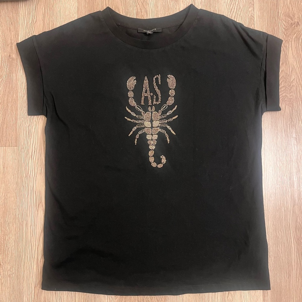 All Saints Imogen Scorpion Boy T-Shirt - Picture 2 of 9